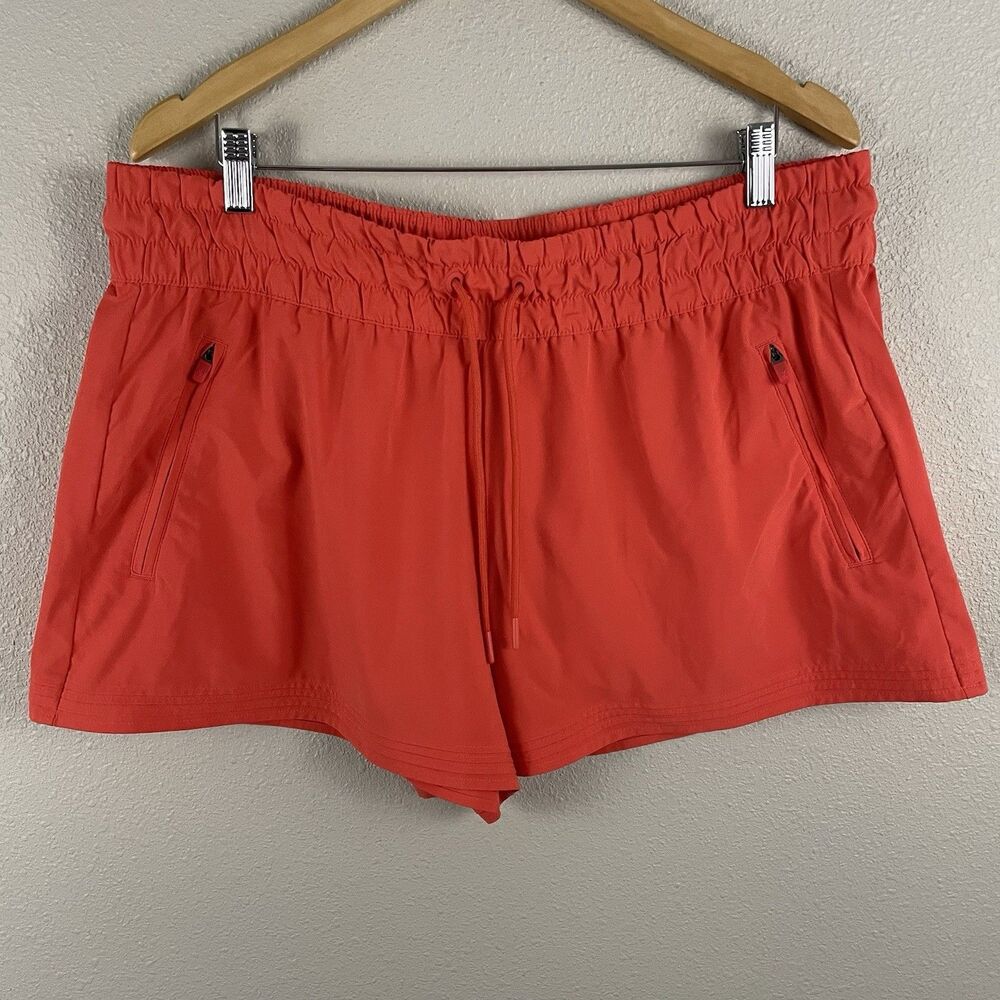 Athleta Womens XL Orange Newport 2.5” Board Short